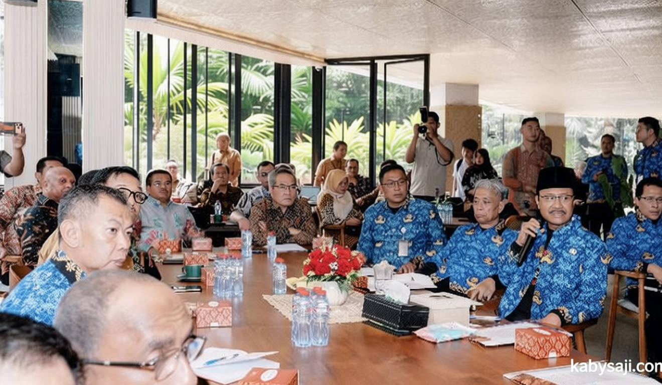 Meeting Results: Terima Audiensi Para Kepala Daerah, Gus Ipul Bahas Sekolah Rakyat