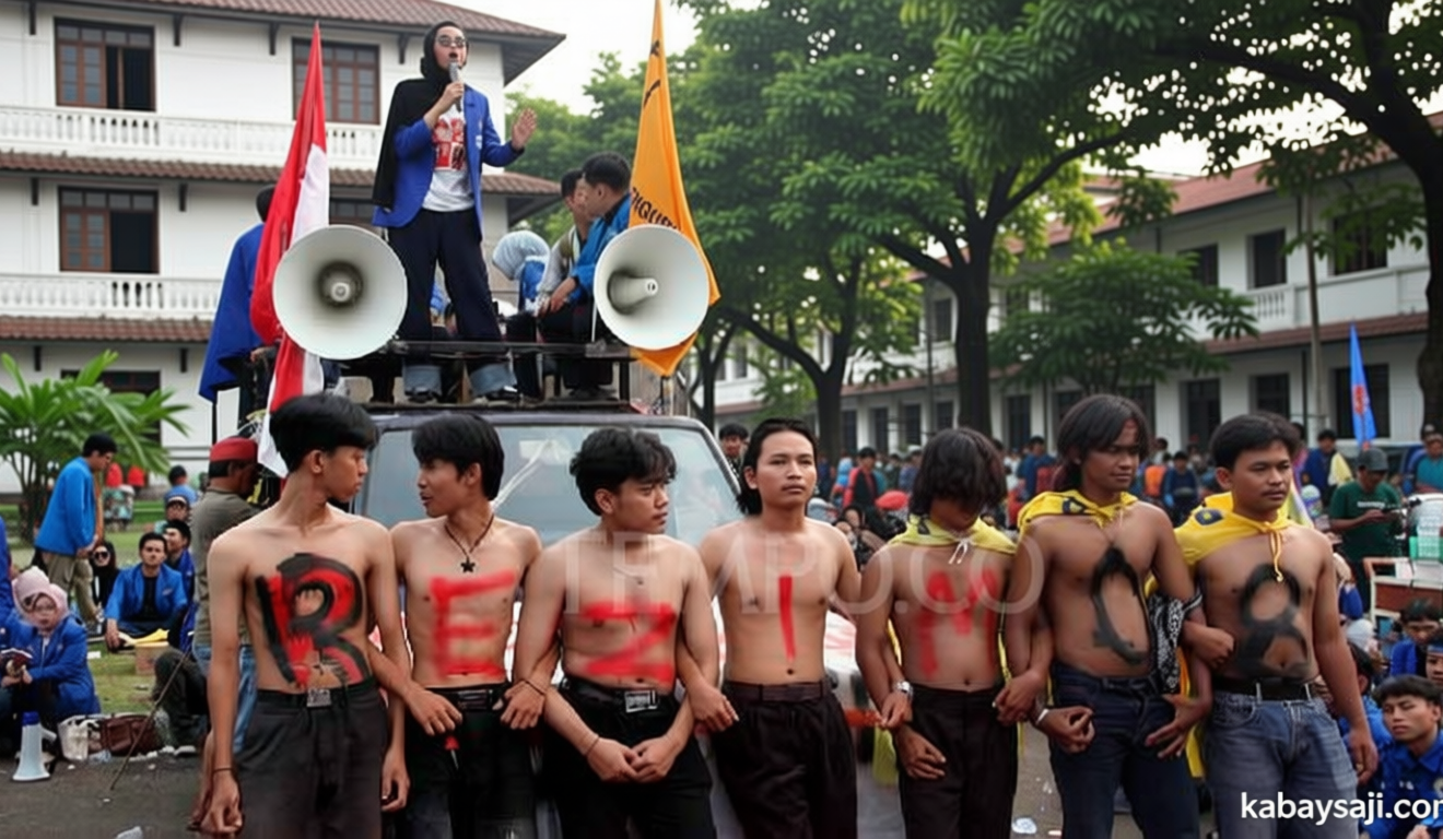 New Policy: Demo PMII Usung Lima Tuntutan di DPR Sudah Bubar