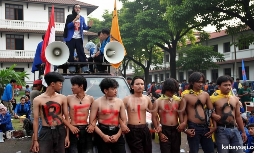 New Policy: Demo PMII Usung Lima Tuntutan di DPR Sudah Bubar