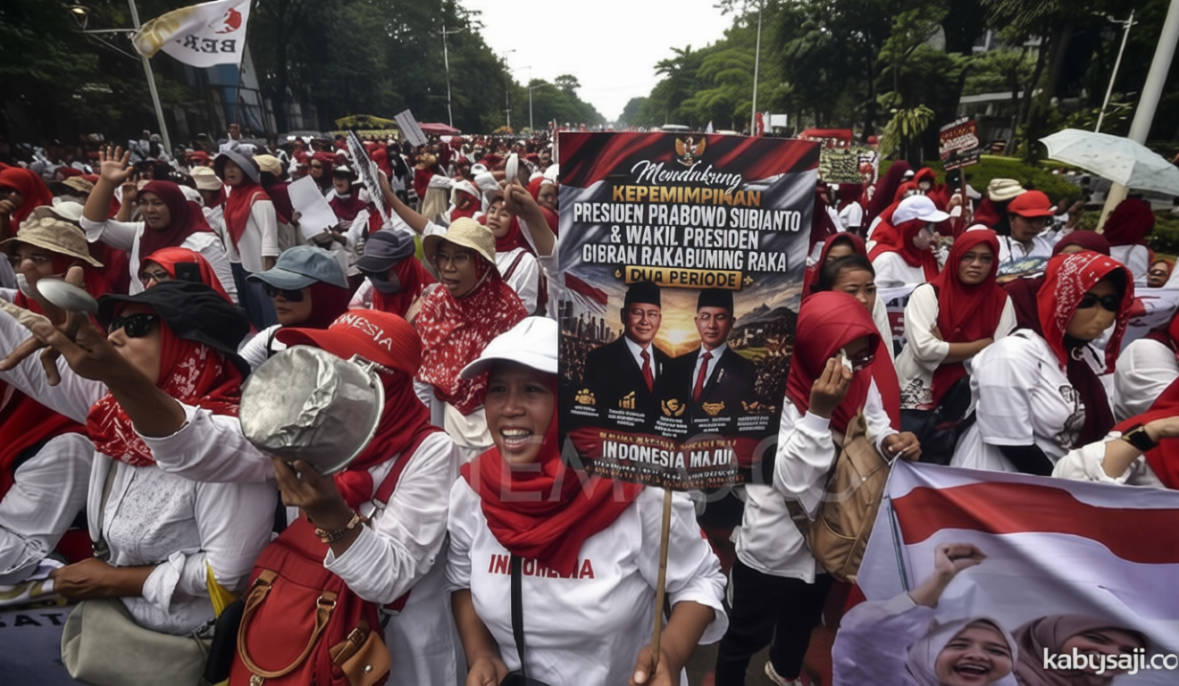 Pro-MBG Rally Participants Say They Were Paid to Attend