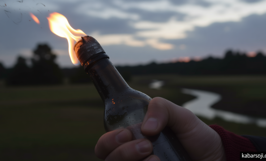 Historic Moment: Polisi Klaim Kantongi Identitas Pelempar Bom Molotov di Koja