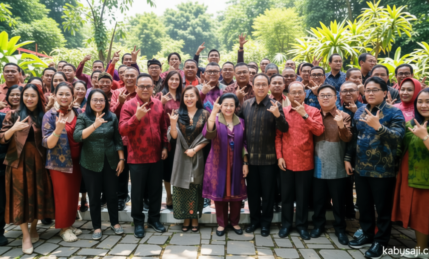 New Policy: Koster Paparkan Pengembangan Ekonomi Kreatif Bali di Hadapan Megawati