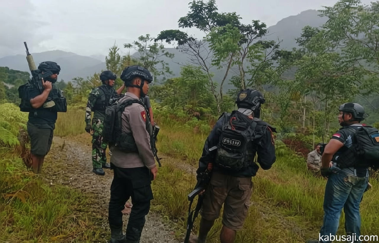 Indonesian Police Arrest TPNPB-OPM Member Over Marine Corps Vehicle Shooting Case