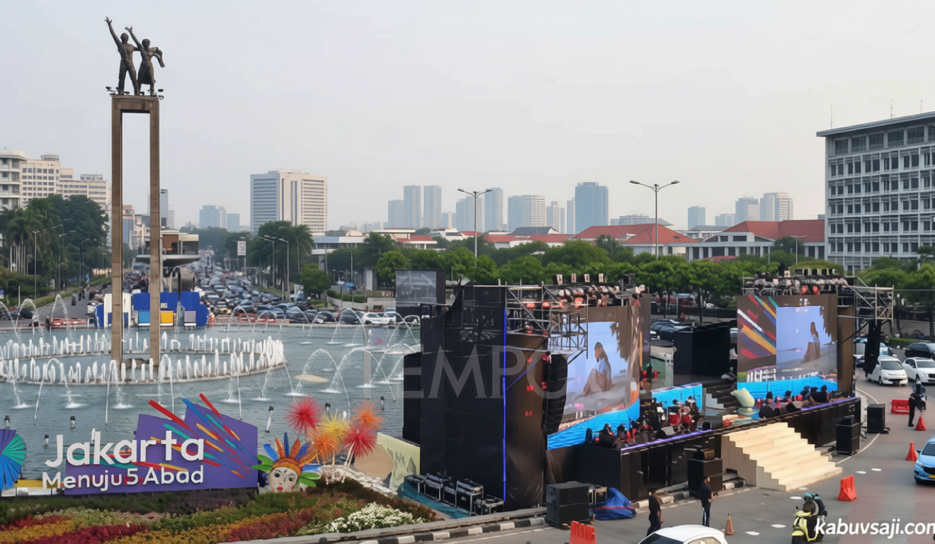 Special Plan: DKI Gelar Puncak HUT Jakarta ke-499 di Bundaran HI Hari Ini
