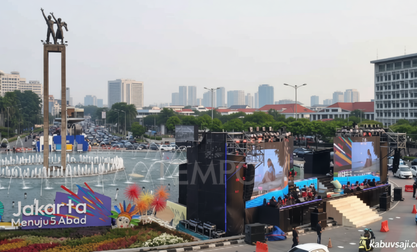 Special Plan: DKI Gelar Puncak HUT Jakarta ke-499 di Bundaran HI Hari Ini