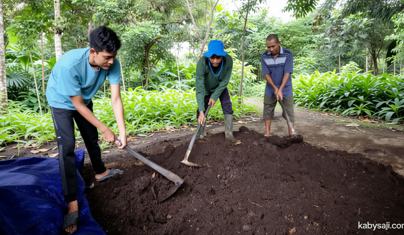 Facing Challenges: Tim Dosen di Lamandau Ajari Petani Praktik Agrosilvopastura