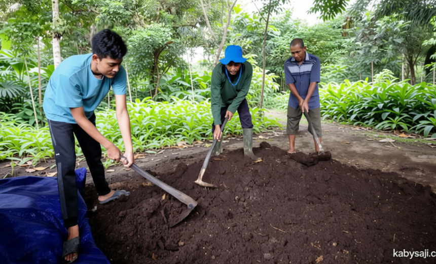 Facing Challenges: Tim Dosen di Lamandau Ajari Petani Praktik Agrosilvopastura
