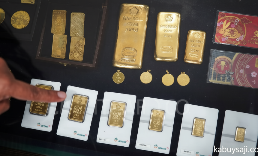 Harga Emas Antam – UBS dan Galeri 24 Hari Ini Turun