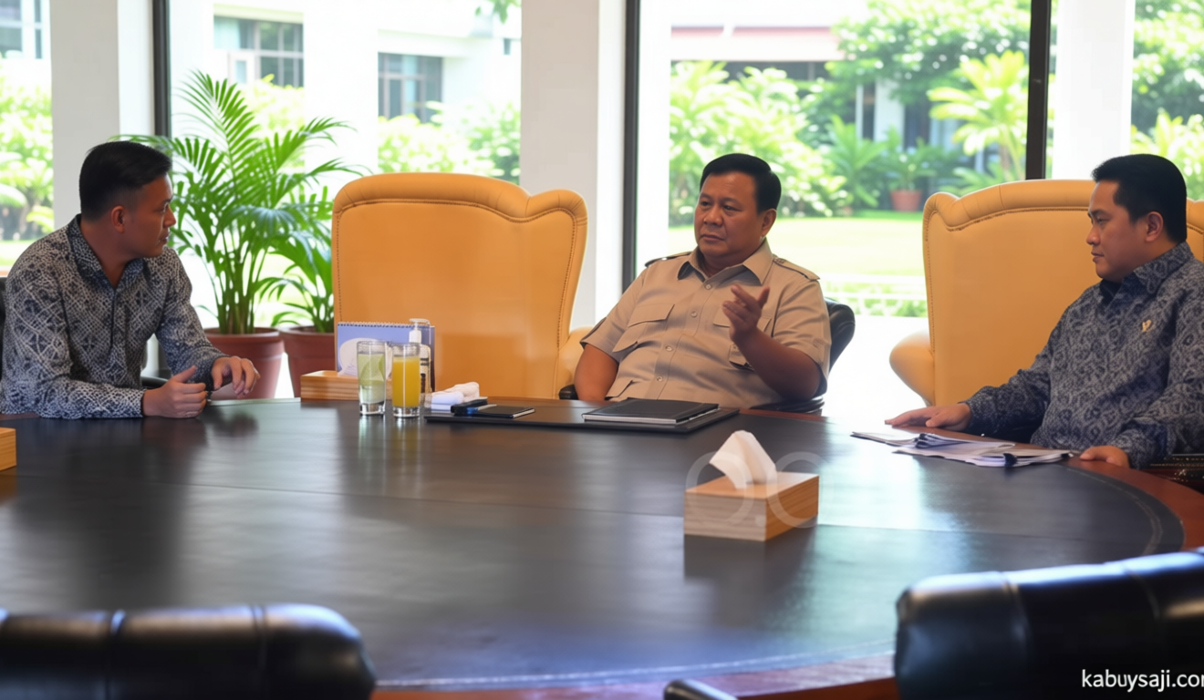 Prabowo Joins Friday WFH Scheme in Hambalang