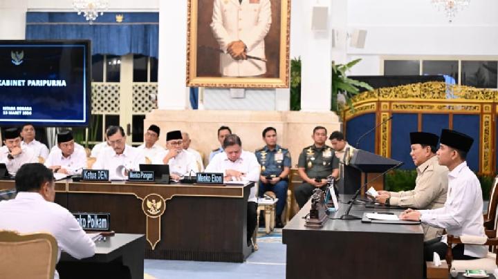 Key Discussion: Prabowo Gelar Sidang Kabinet Hari Ini, Bahas Apa?