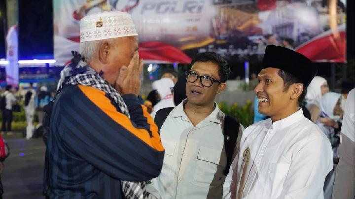 Wakil Ketua II DPRD Kota Bogor Sambut Kepulangan Jamaah Haji Kloter 27