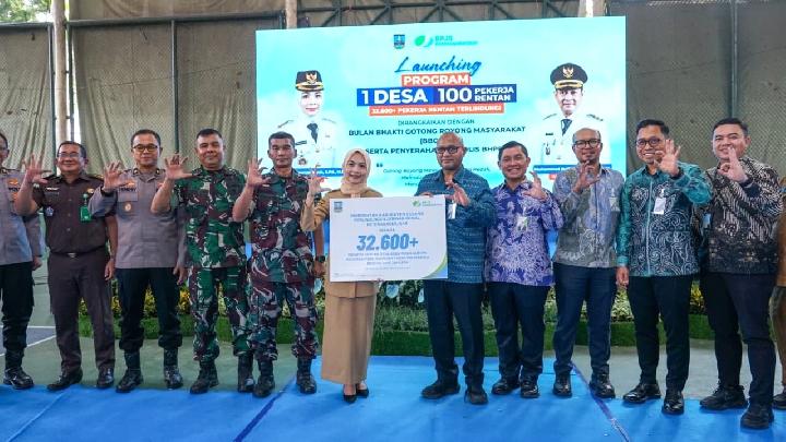 Special Plan: Lebih dari 32.600 Pekerja Rentan Desa di Serang Kini Terlindungi BPJS Ketenagakerjaan