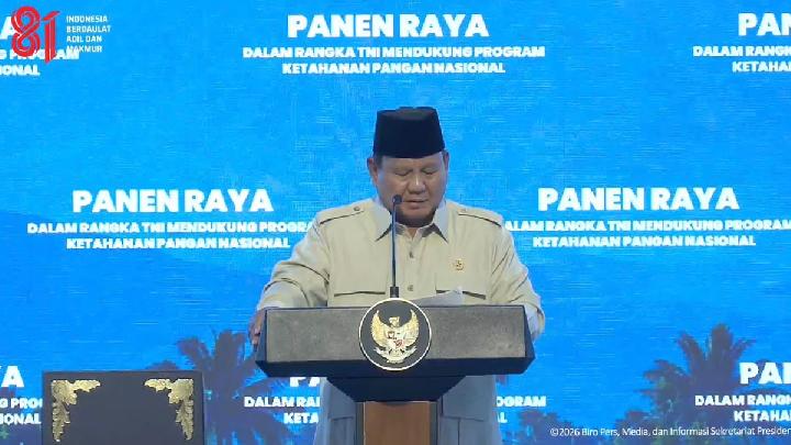 Prabowo’s Latest Remarks on ‘Foreign Stooges’ at TNI Harvest Event