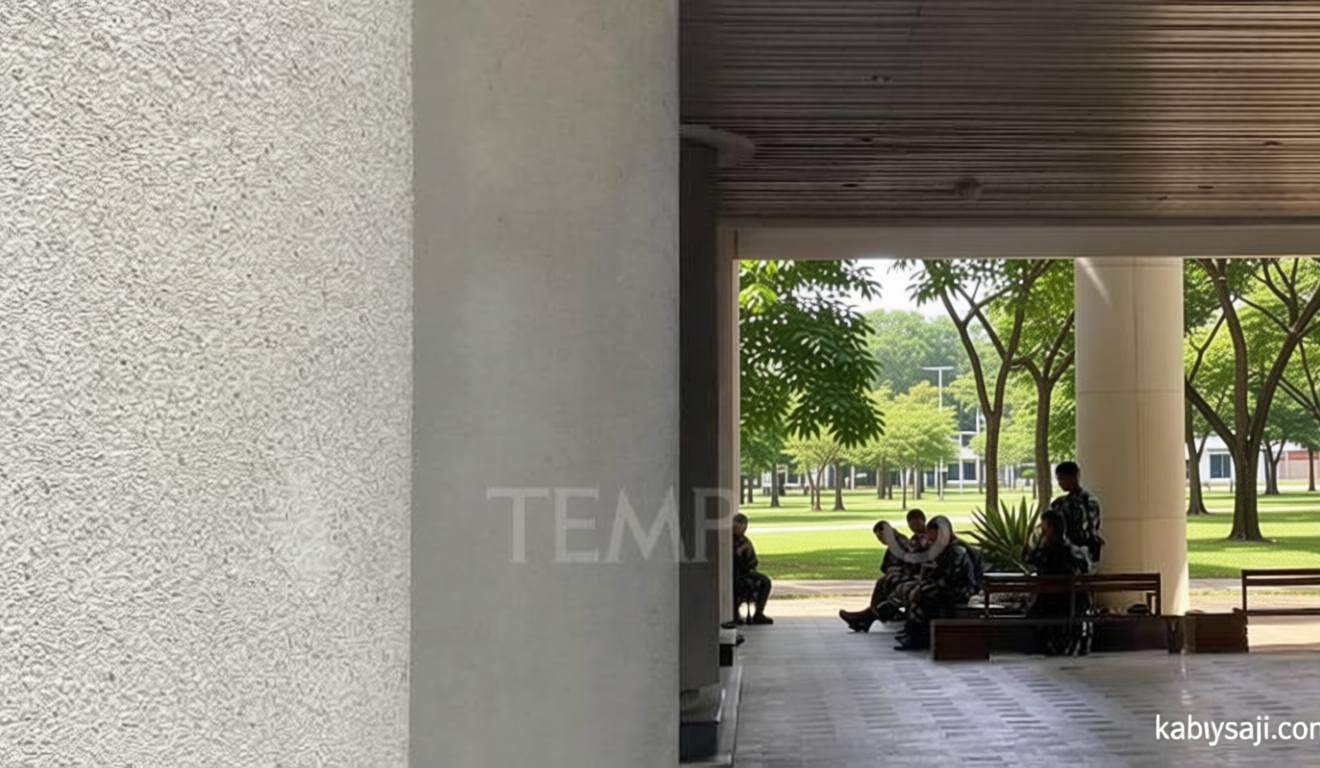 Key Issue: Tentara Jaga Gedung Kejagung Sejak Jam Dua Dini Hari