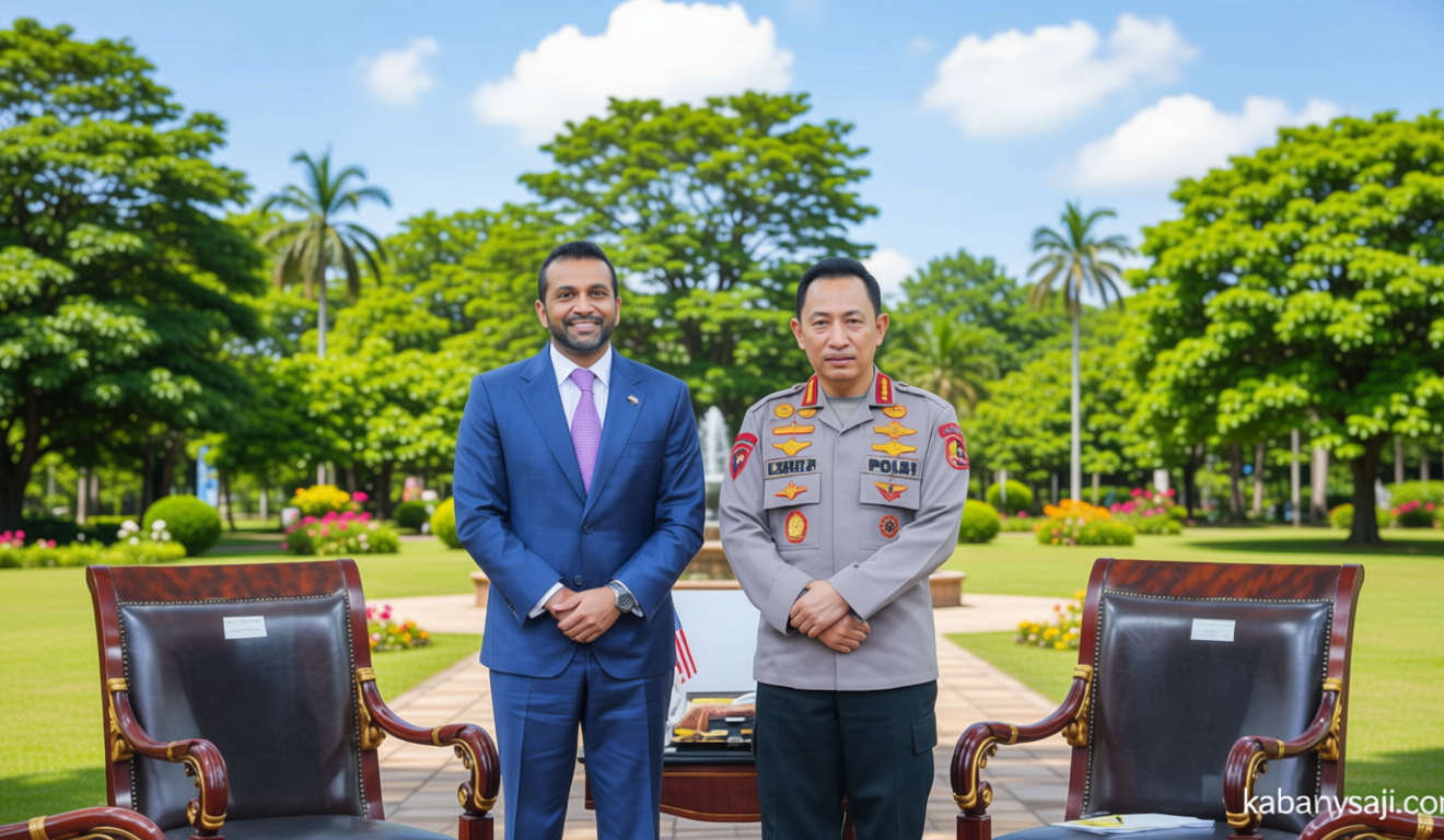 Kapolri Bertemu Direktur FBI Bahas Kejahatan Transnasional