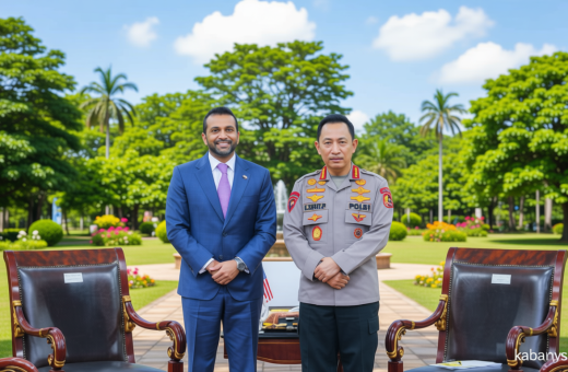 Kapolri Bertemu Direktur FBI Bahas Kejahatan Transnasional
