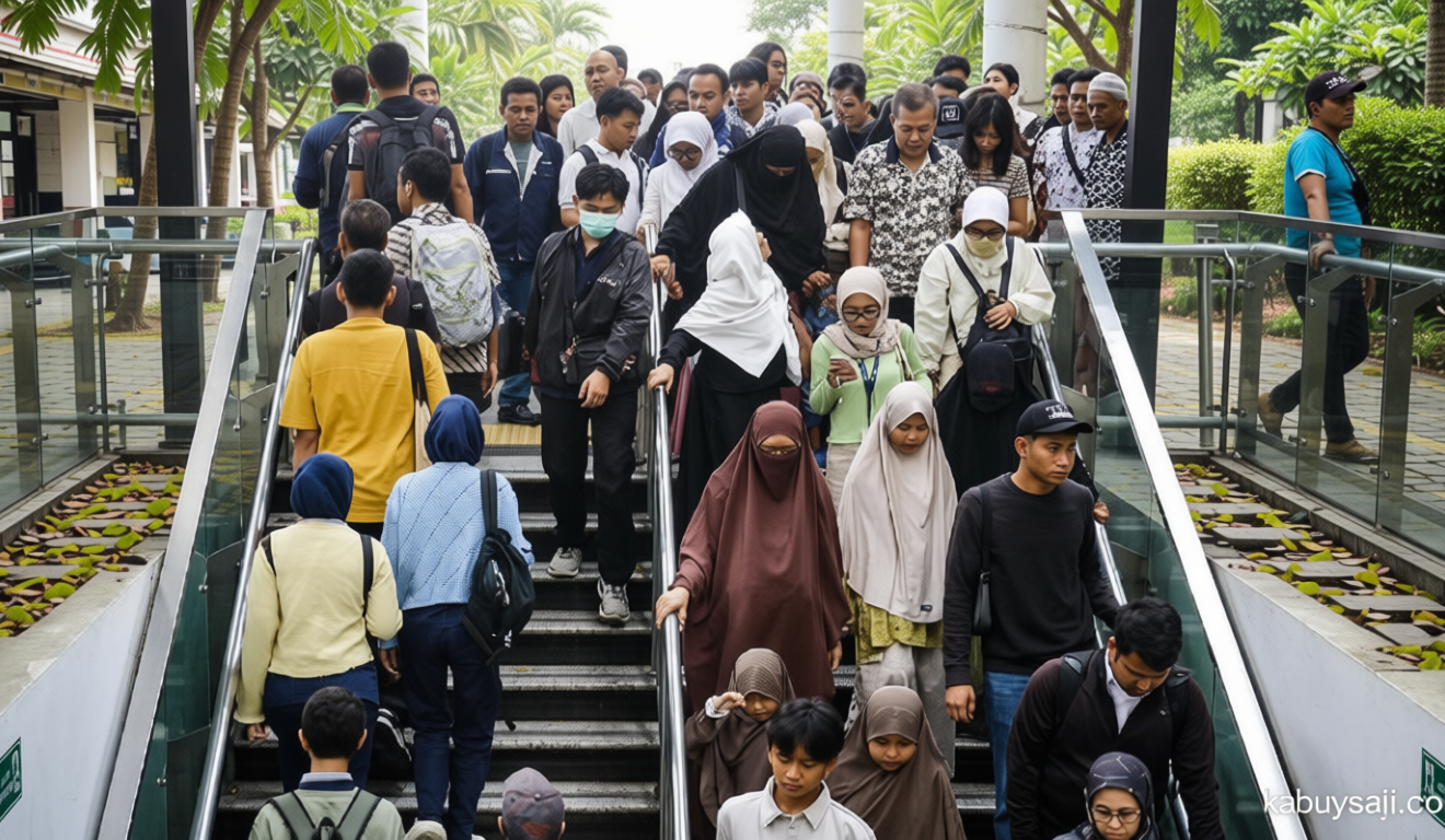 Jumlah Pengguna Commuter Line Jakarta dan Sekitar Melonjak