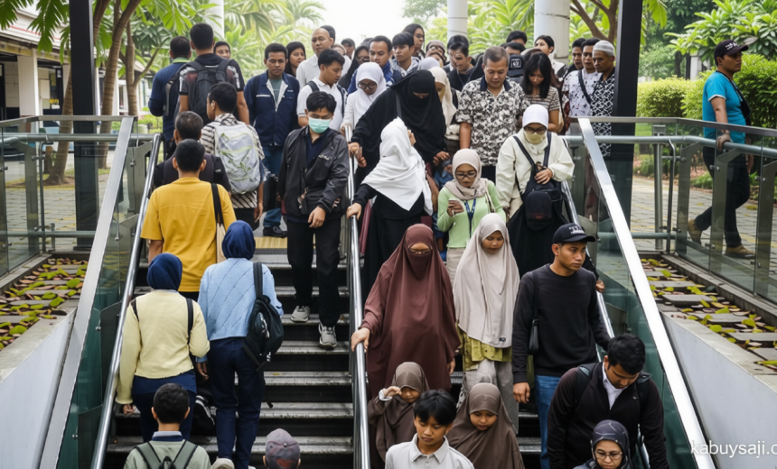 Jumlah Pengguna Commuter Line Jakarta dan Sekitar Melonjak