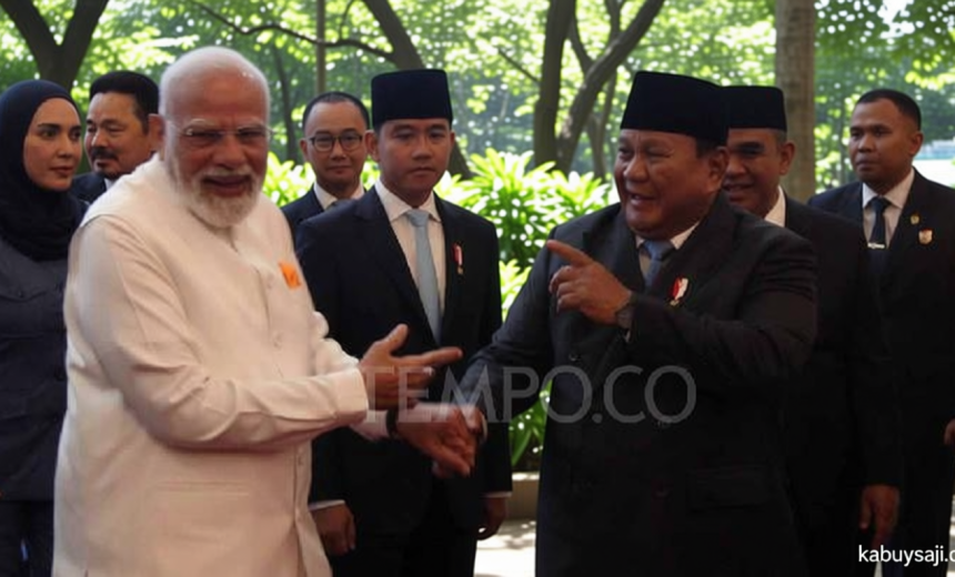 Prabowo Urges Indonesians to Learn from India’s Democracy