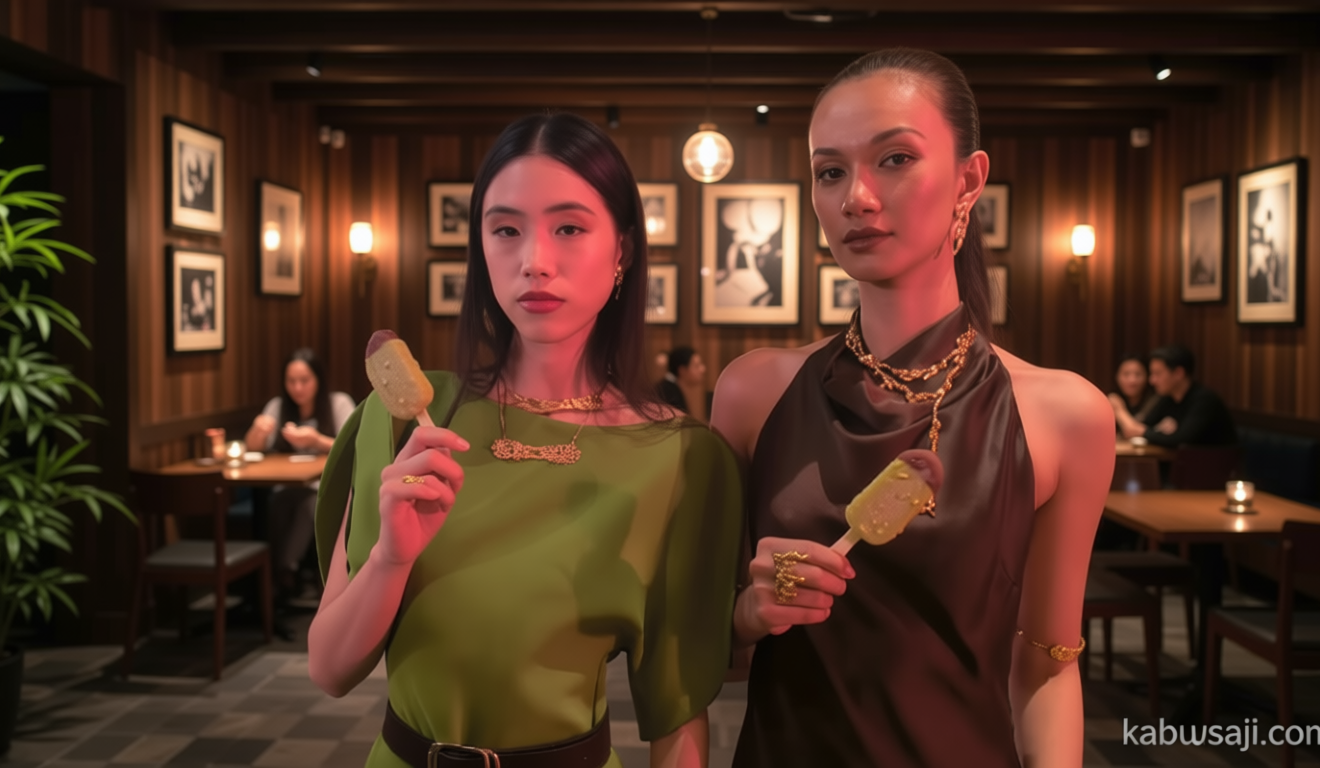 Latest Facts: Kala Detail Es Krim Menjadi Perhiasan Unik
