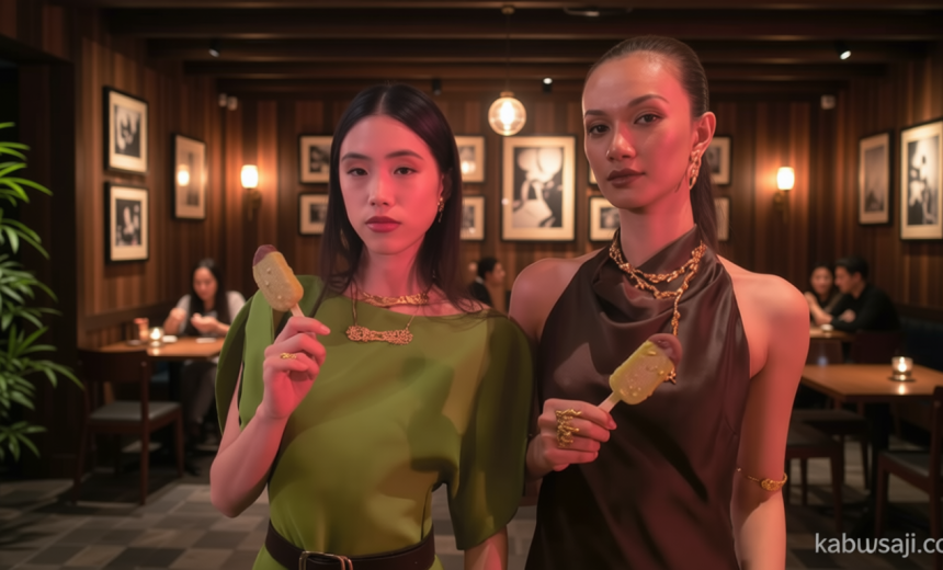 Latest Facts: Kala Detail Es Krim Menjadi Perhiasan Unik