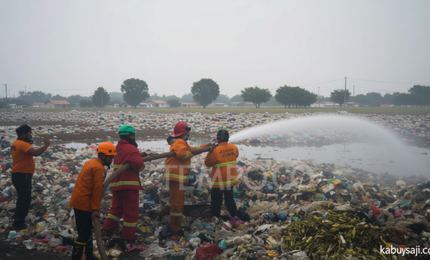 Latest Update: Hari 3 Kebakaran TPA Jatiwaringin, 32 KK Sudah Dievakuasi