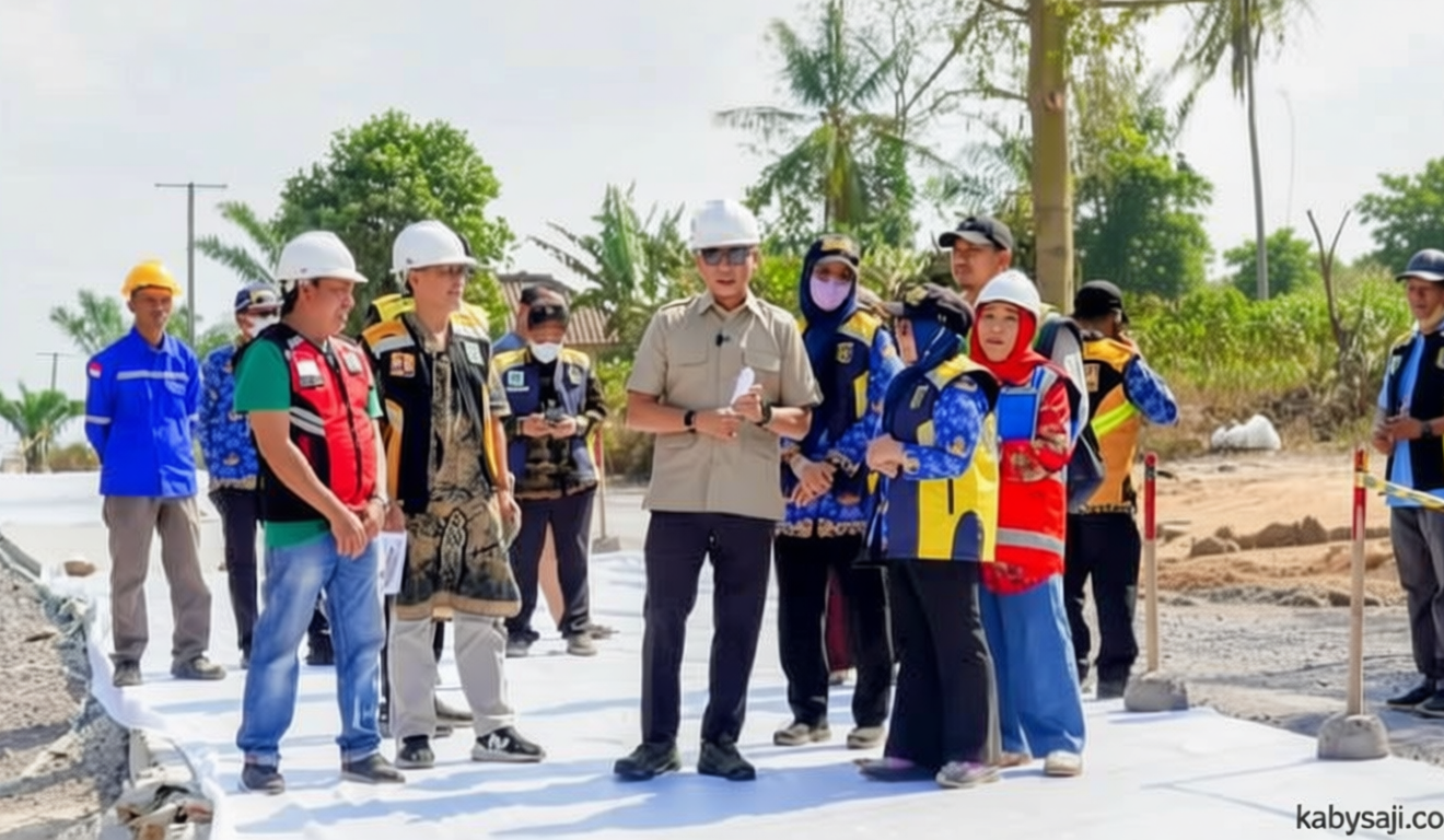 Special Plan: Gubernur Mirza Pastikan Perbaikan Jalan Gunung Sugih-Kota Gajah Berjalan Optimal