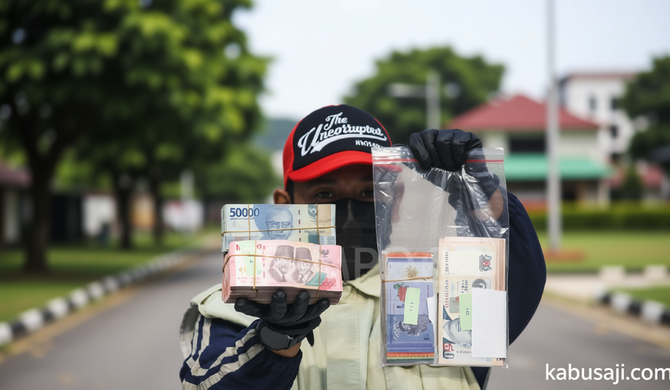 KPK Sita Duit dan 55 Kg Logam Platinum saat OTT di Langkat
